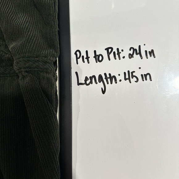 Westbound Corduroy Jumper Dress Size XL Dark Green Cottagecore Dark Academia - Picture 6 of 6